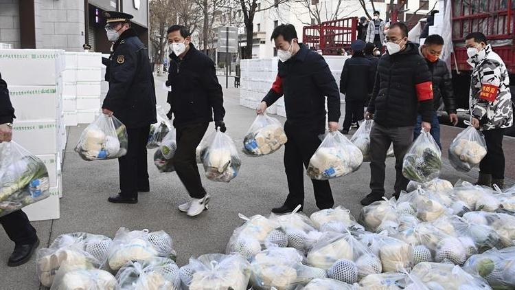 Karantinadaki Xi’an kentine düzenli olarak gıda dağıtılacak