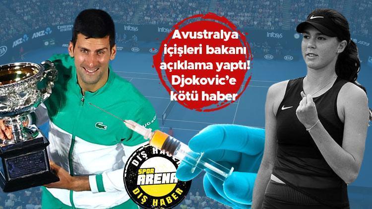 Aşısız Djokovice muafiyet, üç aşılı Natalia Vikhlyantsevaya ret Avustralya Açıktan Djokovice çifte standart mı uygulandı İçişleri bakanı açıklama yaptı...