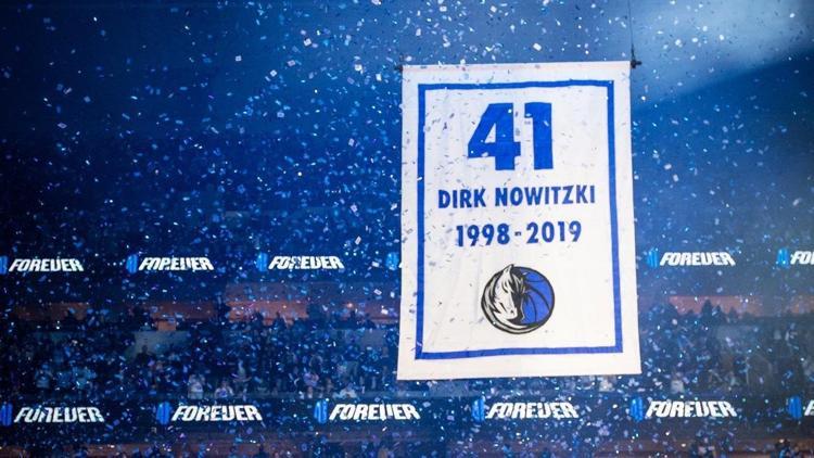 Dirk Nowitzkinin forması emekli edildi