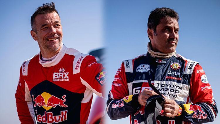 Dakar Rallisinde Red Bull sporcuları Sebastian Loeb ile Nasser Al-Attiyah’ın rekabeti sürüyor