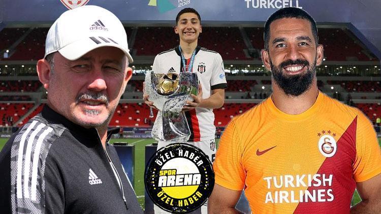 Beşiktaşta Emirhan İlkhan, Sergen Yalçının tahtına aday Arda Turan detayı... Altyapı hocaları ve Sergen Yalçın bizzat Emirhanı anlattı...