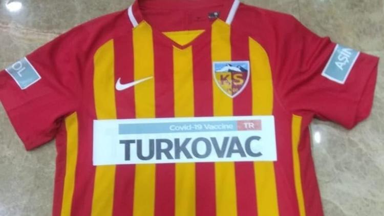 Kayserispor, Altay maçında Turkovac yazılı formayla çıkacak