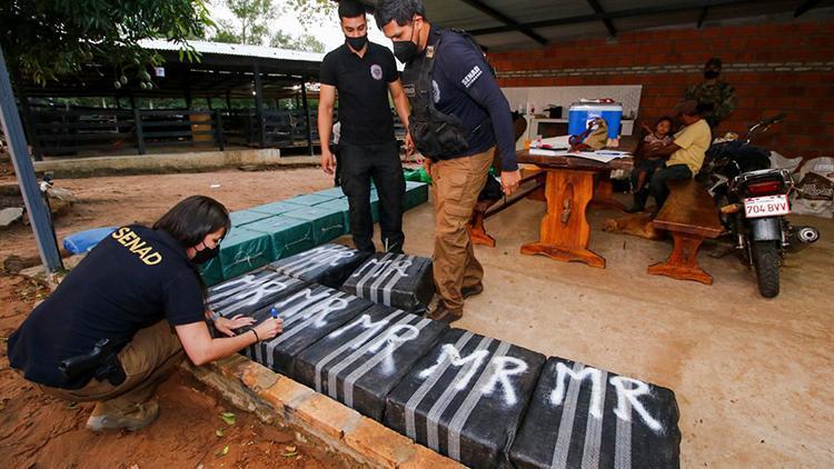 Paraguay’da 947 kilogram kokain ele geçirildi