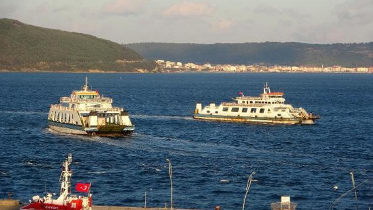 Gökçeadaya 3 gündür feribot seferi yok