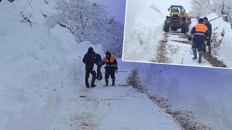 Hakkaride içme suyu kaynağının üzerine çığ düştü Birçok mahalleye su verilemiyor