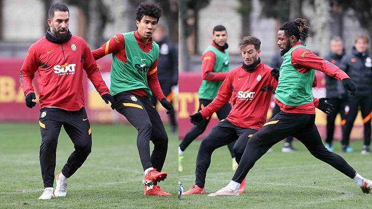 Galatasarayda Arda Turan ve Luyindama takımla çalıştı