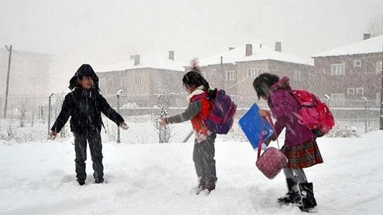 Gaziantep’te okullara kar engeli