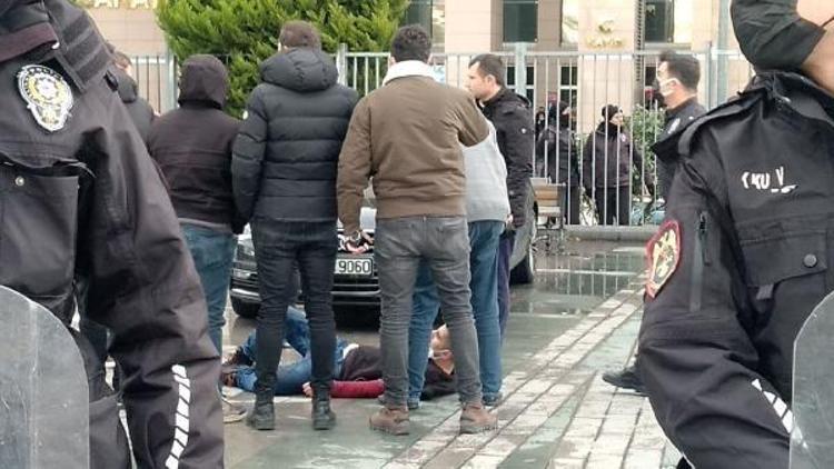 Son dakika... Çağlayanda adliye önünde polise bıçaklı saldırı İstanbul Valiliğinden açıklama