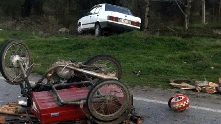 Alaşehirde trafik kazası, 1 ölü