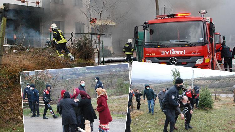 Bartında garajında kedi ve köpekleri ısıtmak isterken aracı yandı