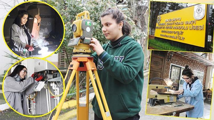 Meslek lisesinde kız gücü ‘Neden yapamayacakmışım’