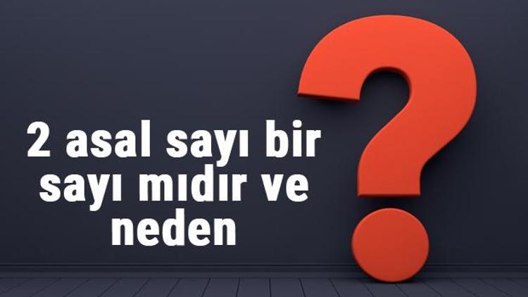 2 asal sayı mı 2 asal sayı bir sayı mıdır ve neden