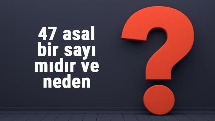 47 asal mı 47 asal bir sayı mıdır ve neden