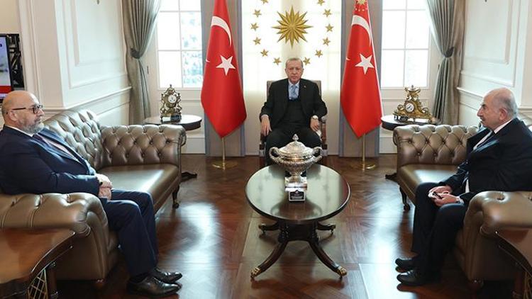 Cumhurbaşkanı Erdoğan, Ermeni Vakıflar Birliği Başkanı Şirinoğlunu kabul etti