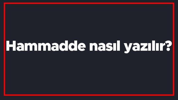 Hammadde nasıl yazılır Hammadde kelimesi TDKya göre bitişik mi yazılır ayrı mı