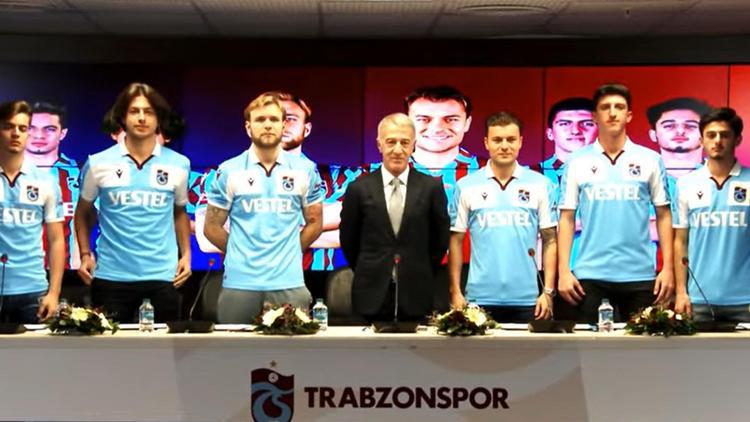 Trabzonspordan 6 yeni transferine imza töreni