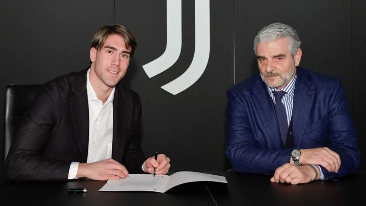 Juventus, Dusan Vlahovici 75 milyon Euroya transfer etti