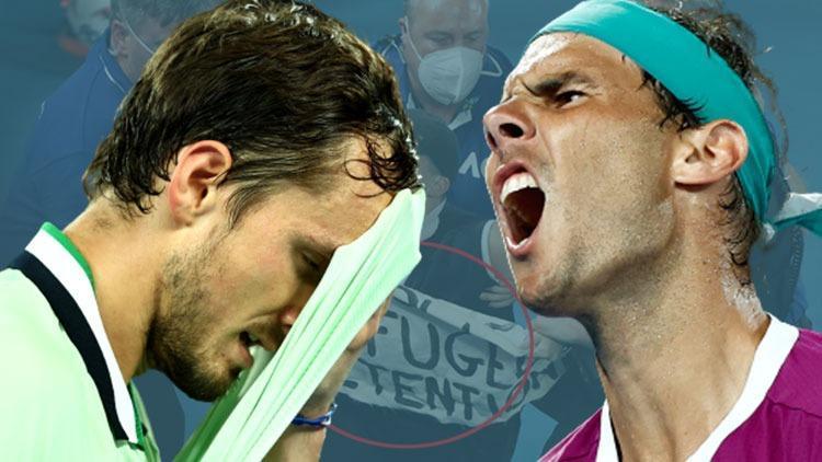 Son Dakika: Avustralya Açıkta Rafael Nadaldan tarihi zafer Medvedevi devirdi, rekorun tek sahibi oldu