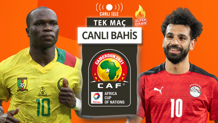 Aboubakar-Salah karşı karşıya, CANLI YAYIN Misli.comda Kamerun-Mısır maçının iddaada favorisi...