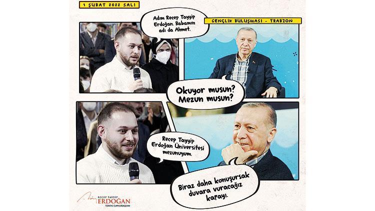 Arkadaşımızın adı Recep Tayyip...