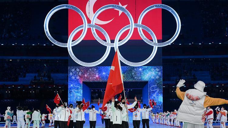 2022 Pekin Kış Olimpiyat Oyunlarında görkemli açılış Milli sporcular...