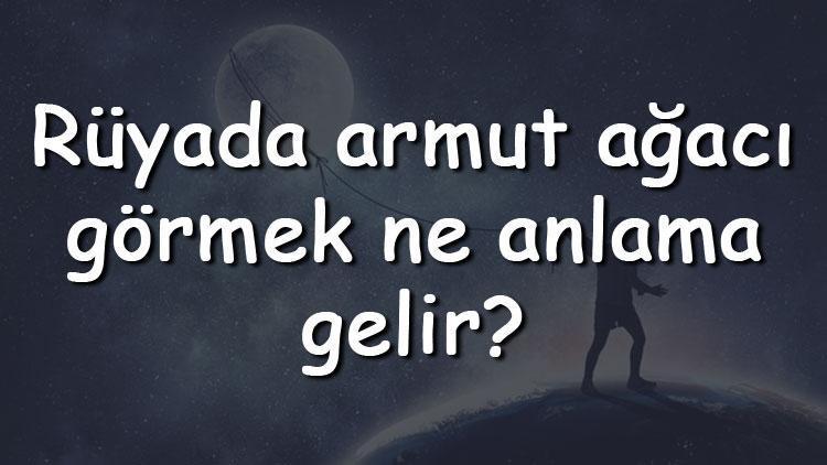 Rüyada armut ağacı görmek ne anlama gelir? Rüyada armut ağacı silkelemek, dikmek ve kesmek tabiri