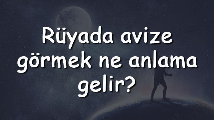 Rüyada avize görmek ne anlama gelir Rüyada avize takmak, değiştirmek, düşmesi ve kırılması tabiri