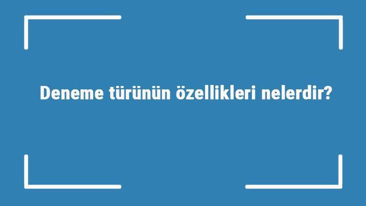 Deneme türünün özellikleri nelerdir Öğretici midir Deneme türü örnekleri