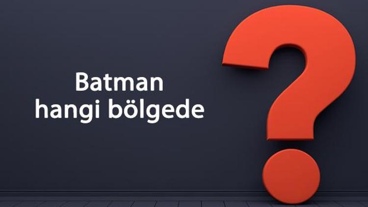 Batman hangi bölgede, haritada nerede Batman ilçeleri, haritası, nüfusu ve iklimi