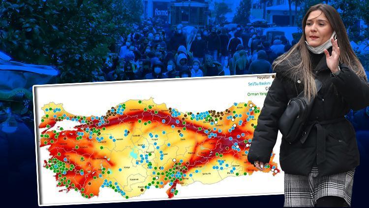 AFAD Türkiye’nin afet risk haritasını çıkardı İşte alarm veren bölgeler