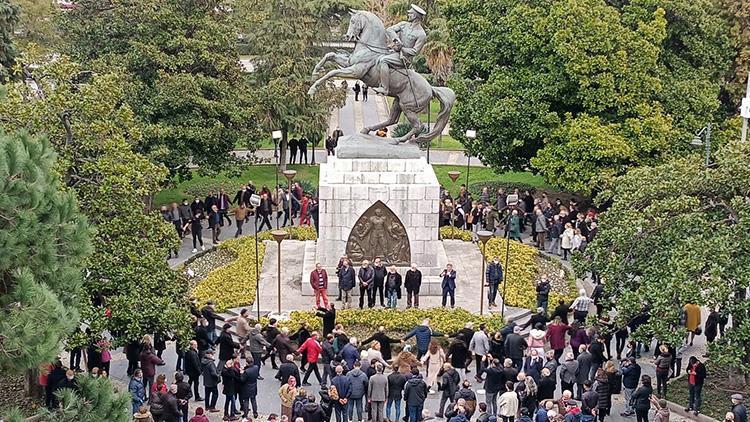 Onur Anıtı’nın güvenliği için ek tedbirler alınıyor... Atatürk Parkına araç giremeyecek