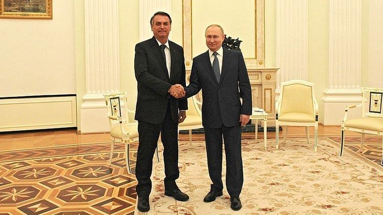 Putin, Brezilya Devlet Başkanı Bolsonara ile bir araya geldi