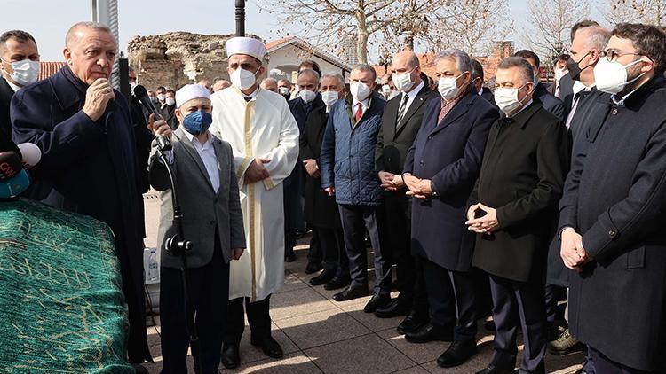 Cumhurbaşkanı Erdoğan, Ahmet Erdoğanın cenaze törenine katıldı