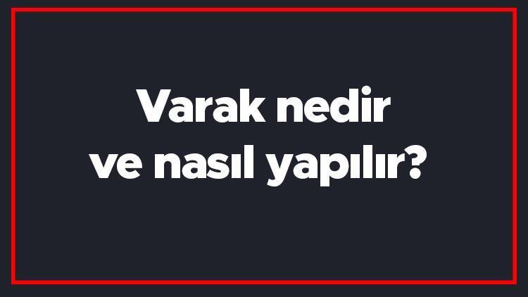 Varak nedir ve nasıl yapılır Altın varak nasıl temizlenir ve kullanılır