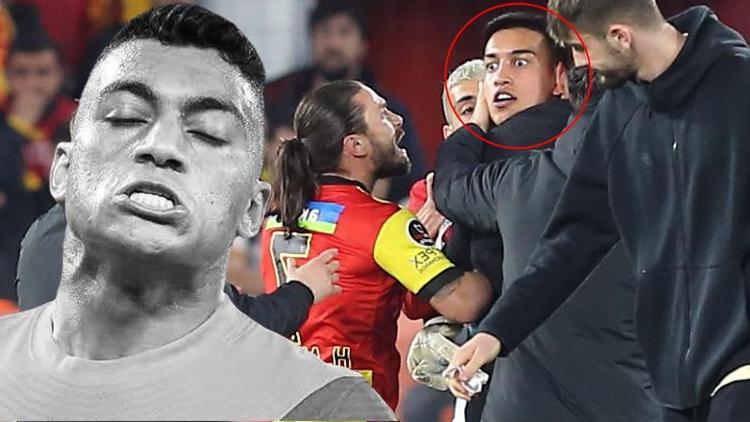 Son Dakika: Göztepe-Galatasaray maçında olayların faturası ağır olacak İrfan Can, Mostafa Mohamed...