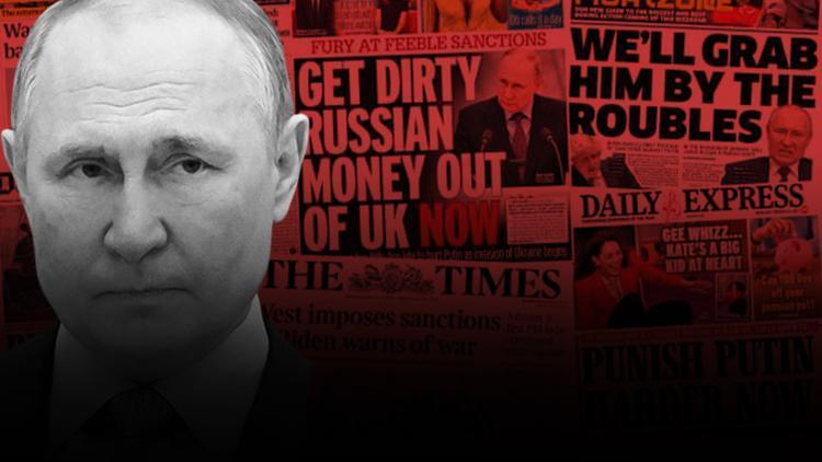 Dış basında manşetler yaptırımlara ayrıldı Boris; deli Vladı durdur