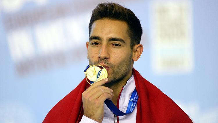 Milli sporcu İbrahim Çolaktan altın madalya