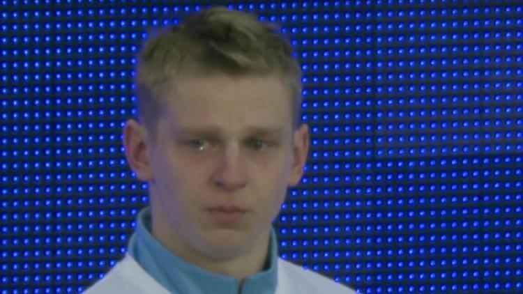 Manchester Citynin Ukraynalı futbolcusu Oleksandr Zinchenko gözyaşlarını tutamadı