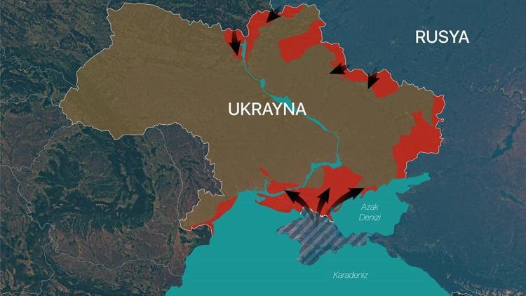 6ncı gününde haritalarla Rusya-Ukrayna savaşı... İki şehir ele geçirildi ama...