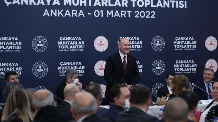 Bakan Soylu Çankaya’lı muhtarların taleplerini dinledi