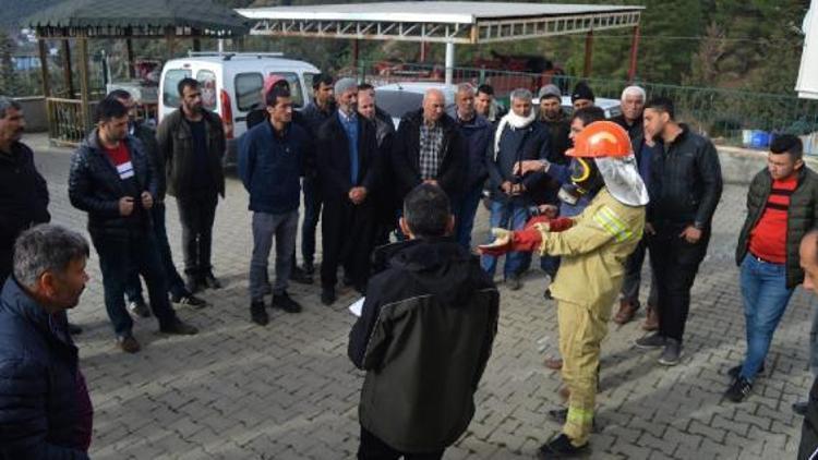 Gaziantepte 150 orman gönüllüsüne yangın eğitimi