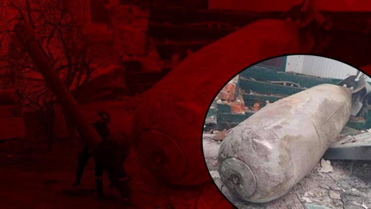 Ukraynalı bakan Kuleba paylaştı: Çernihivin göbeğinde 500 kiloluk devasa bomba