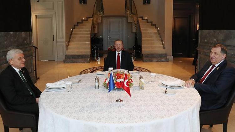 Cumhurbaşkanı Erdoğan,  Bosna-Hersek Başkanlık Konseyi Üyeleriyle görüştü