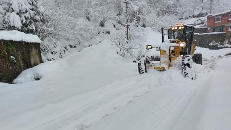 Karadenizde, 9 ilde bin 777 köy ve mahalle yolu kardan kapandı