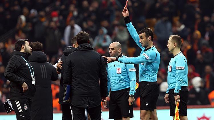 Beşiktaşta Galatasaray derbisinin faturası ağır Yardımcı antrenör kırmızı kart gördü, Ersin cezalı duruma düştü