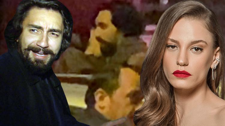 Serenay Sarıkaya ve Umut Evirgenin aşk öpücüğü