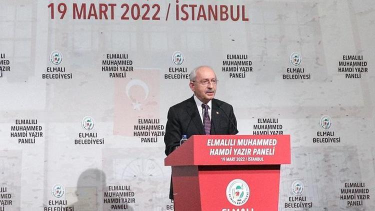 Kılıçdaroğlu, Elmalılı Hamdi Yazır konferansında konuştu