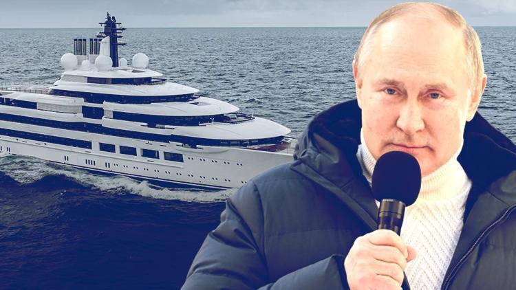 Rusya’ya karşı yaptırımlar sürüyor: Putin’in ‘süper yatı’ İtalya’da mahsur