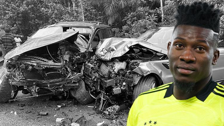 Son Dakika: Andre Onana trafik kazası geçirdi Araçtan yürüyerek çıktı...