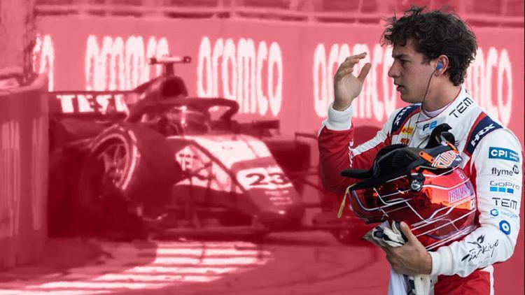 Son dakika: Kaza sonucu beyin sarsıntısı geçiren Cem Bölükbaşı, Formula 2 Suudi Arabistan GPsinde yarışamayacak
